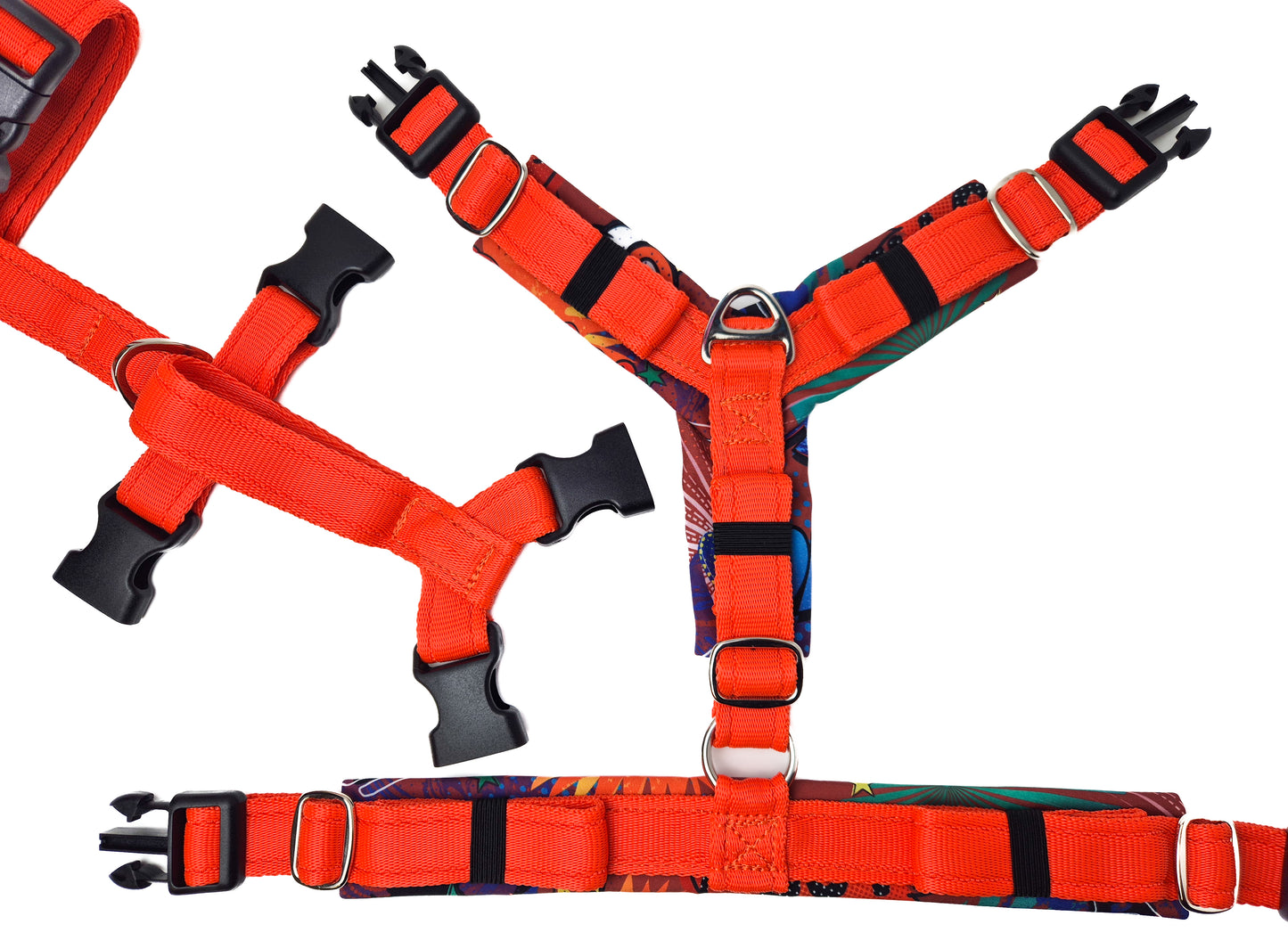 Escape Proof Adjustable Houdini Harness - Softshell Lined