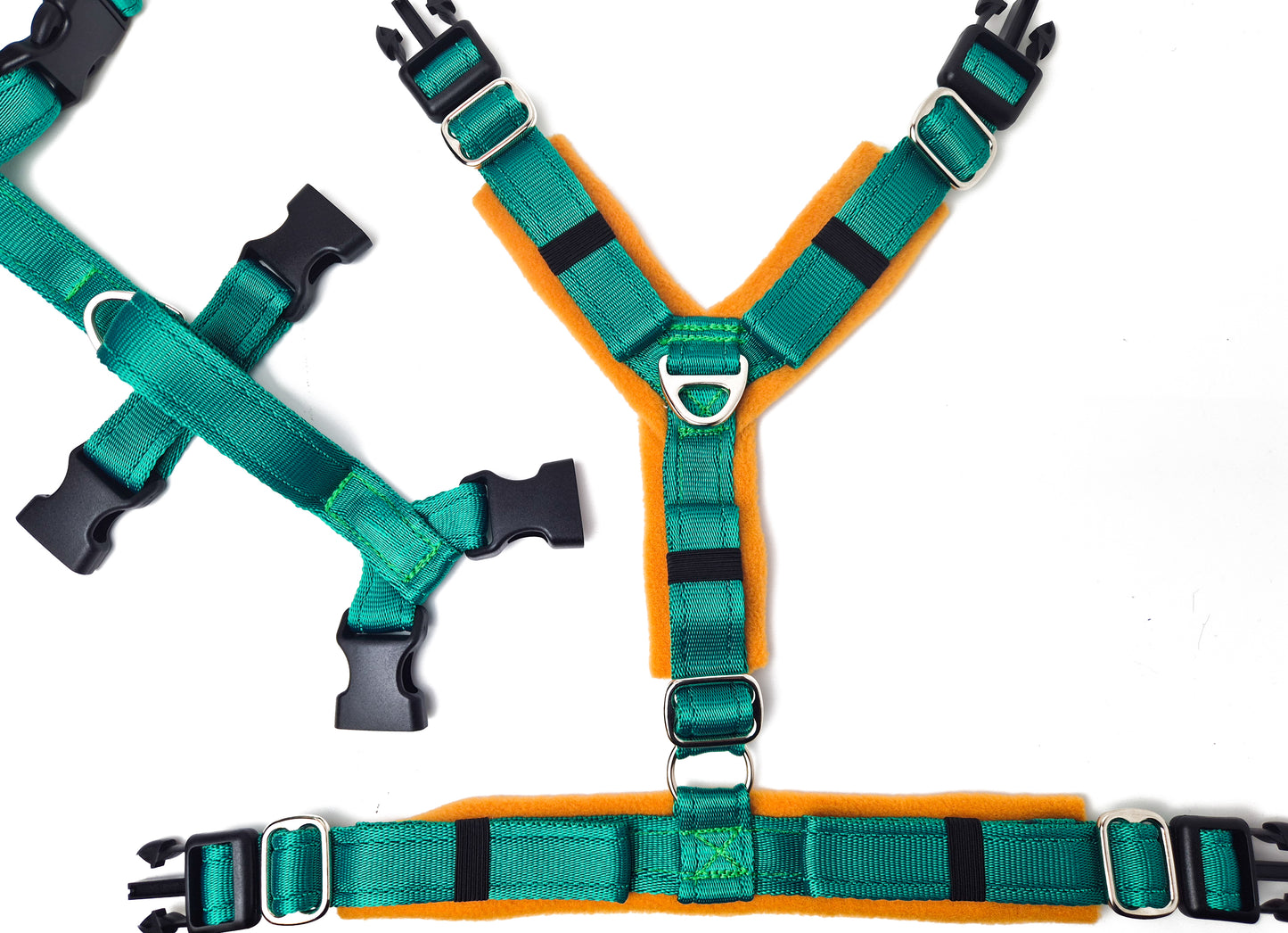 Escape Proof Adjustable Houdini Harness - Fleece Lined