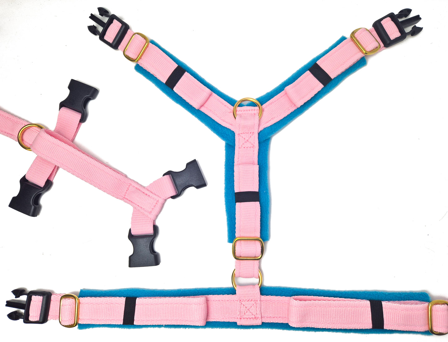 Escape Proof Adjustable Houdini Harness - Fleece Lined