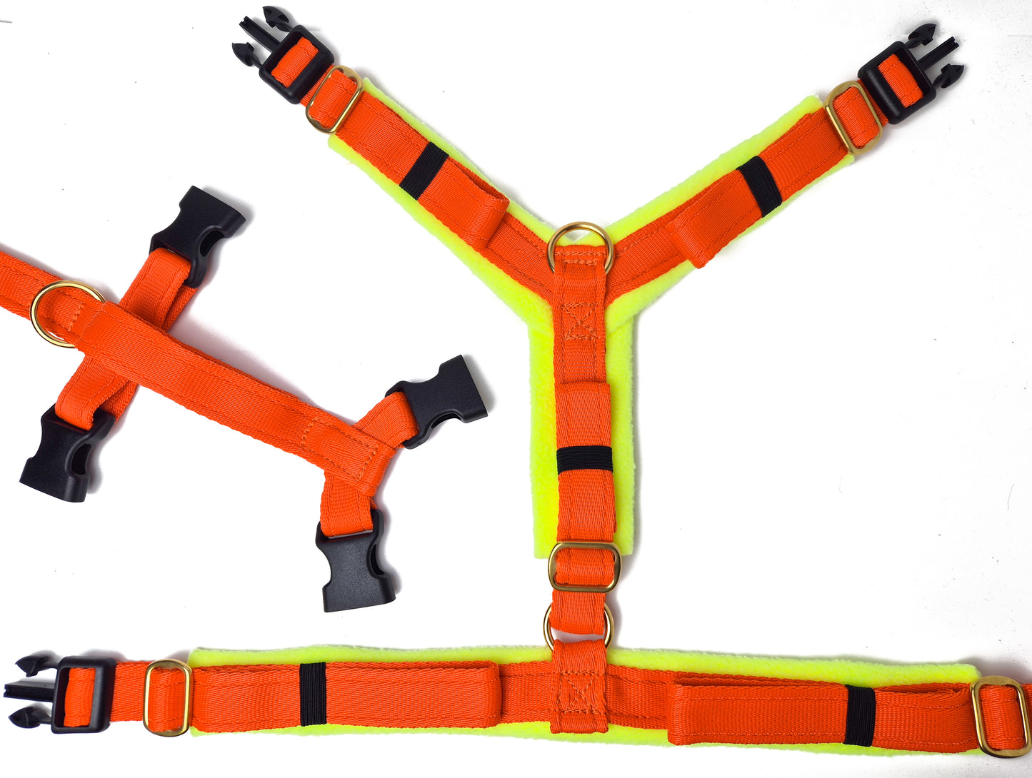 Escape Proof Adjustable Houdini Harness - Fleece Lined