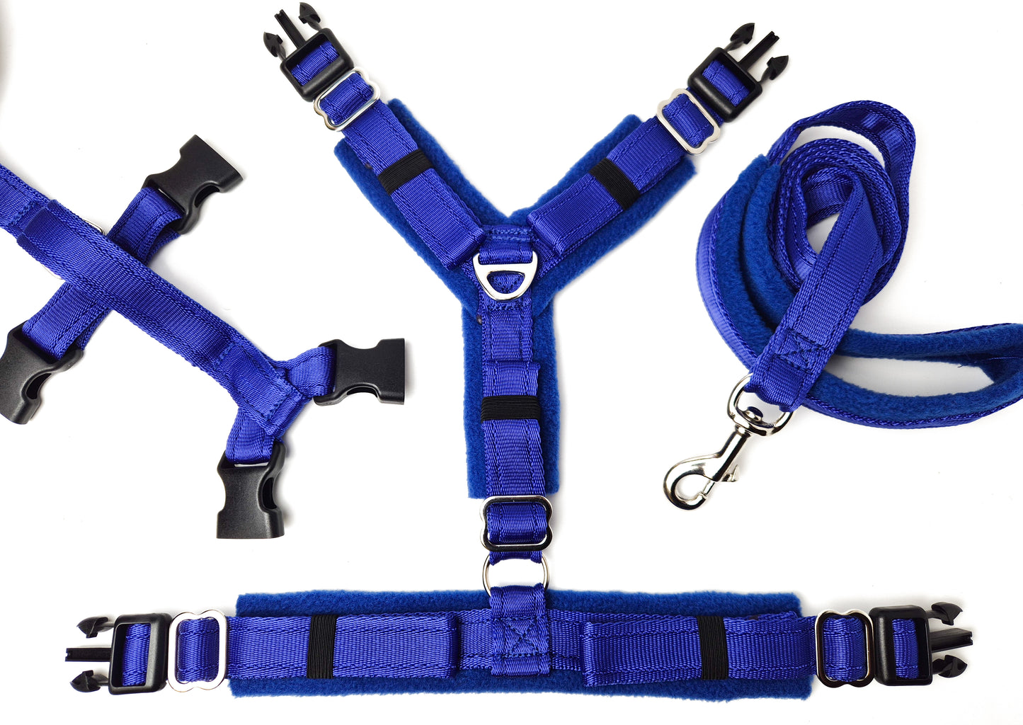 Escape Proof Adjustable Houdini Harness - Fleece Lined
