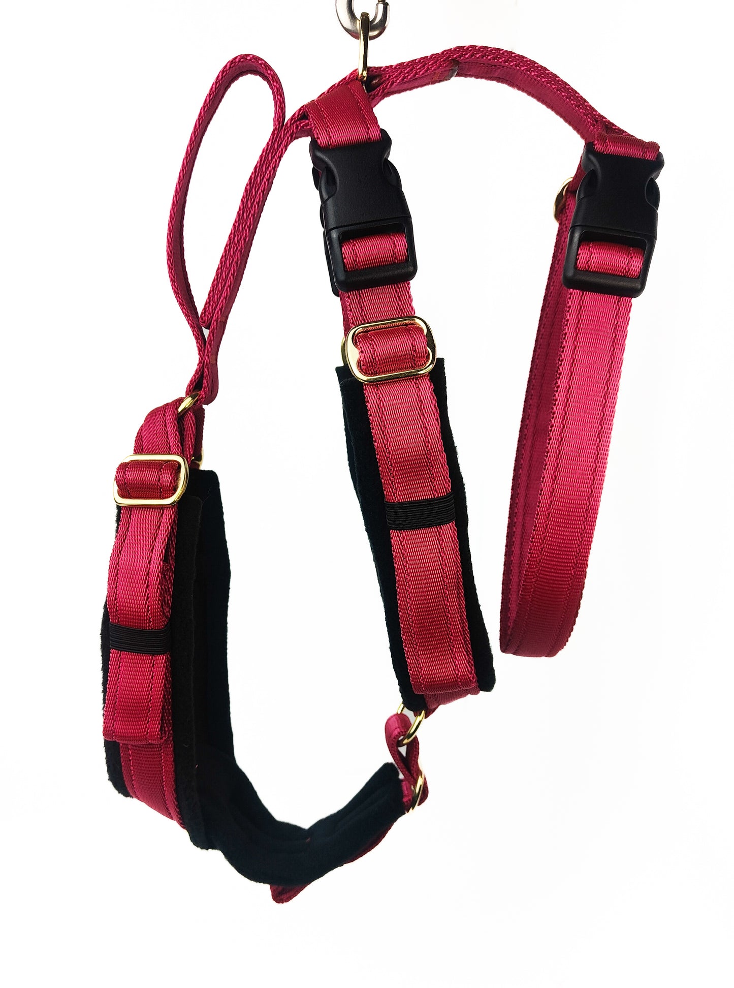 Escape Proof Adjustable Houdini Harness - Fleece Lined