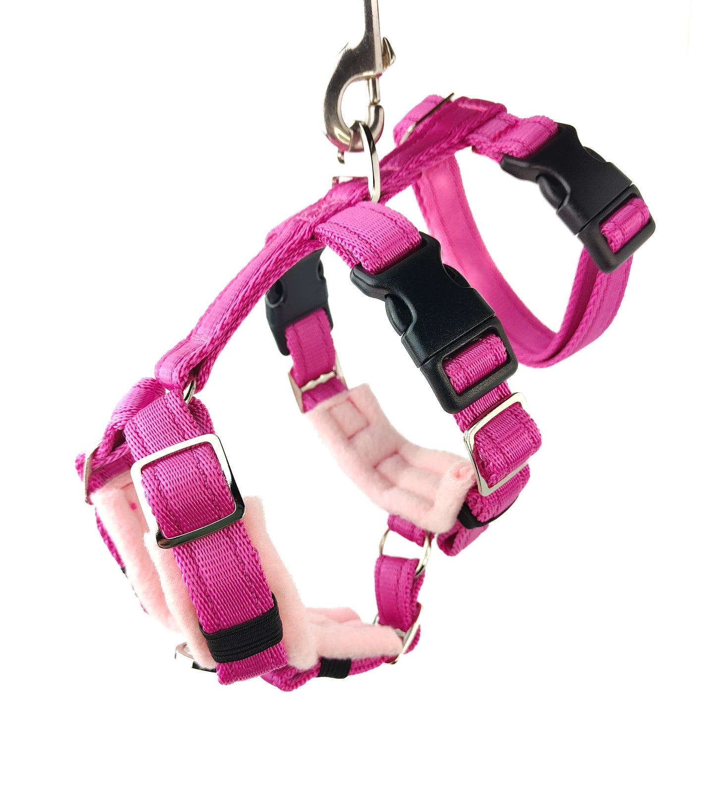 Escape Proof Adjustable Houdini Harness - Fleece Lined