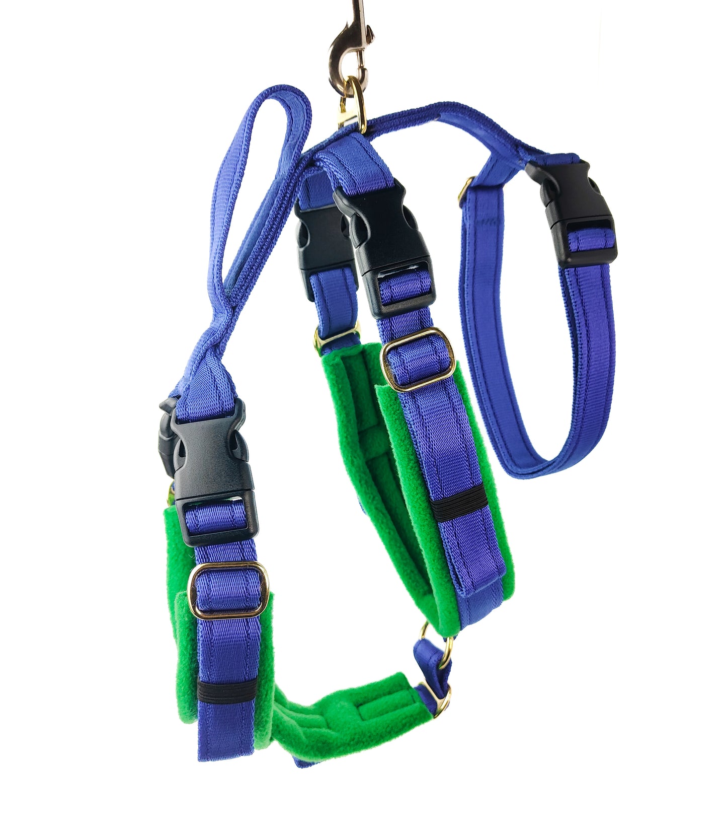 Escape Proof Adjustable Houdini Harness - Fleece Lined