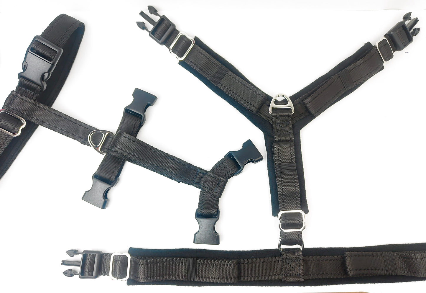 Escape Proof Adjustable Houdini Harness - Fleece Lined