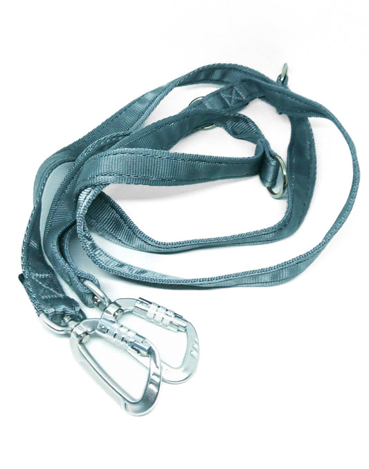 Police style training strong dog lead with locking carabiner style clips