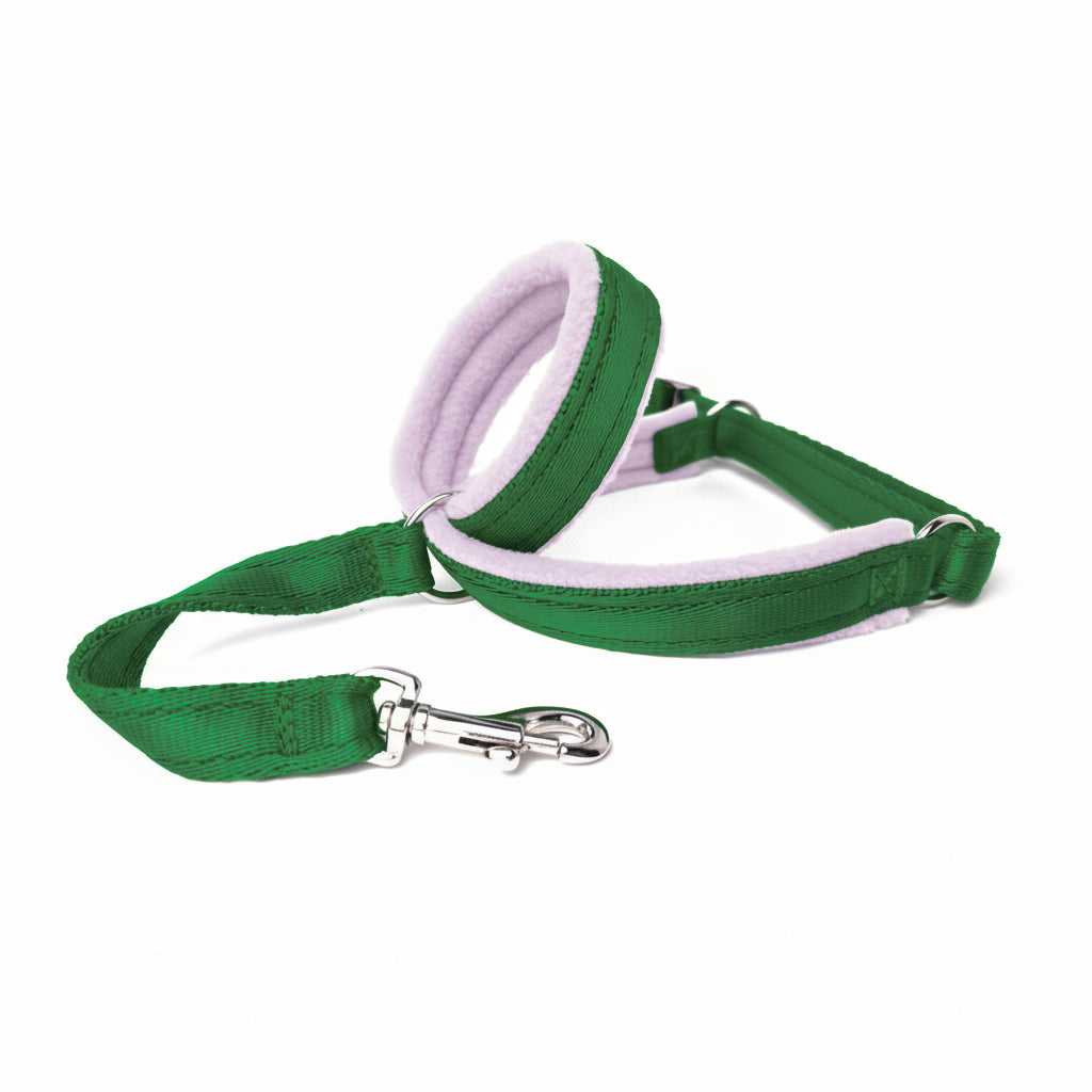 Figure 8 Martingale Headcollar - Forest Green Webbing