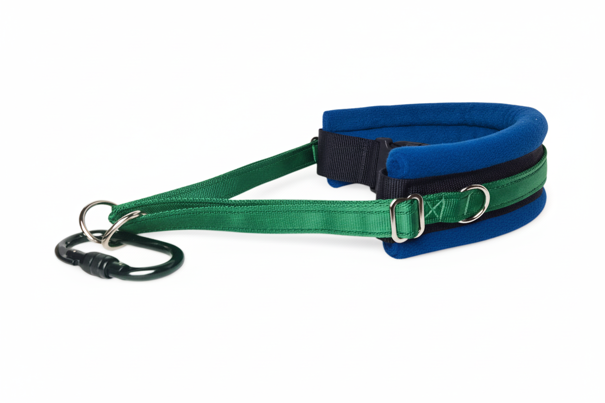 Hands Free Dog Walking Belt - Forest Green Webbing