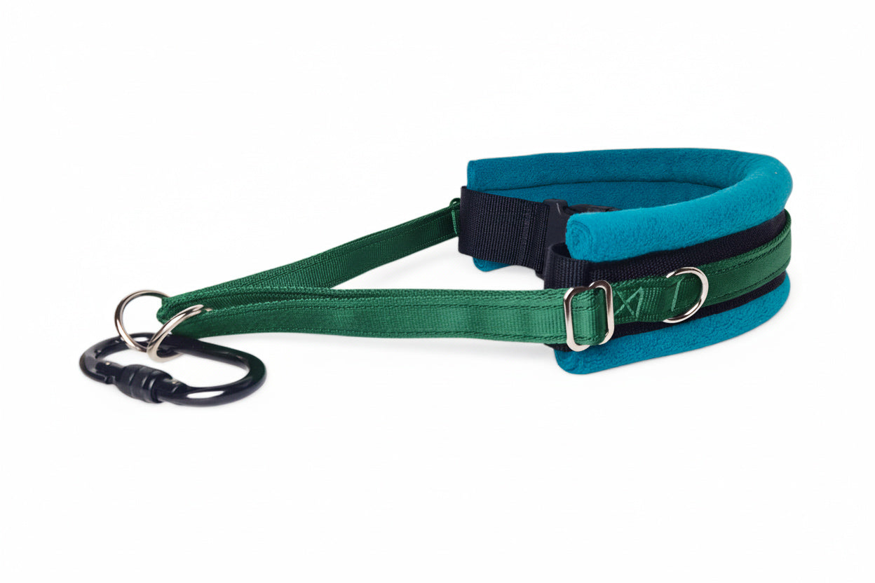 Hands Free Dog Walking Belt - Forest Green Webbing