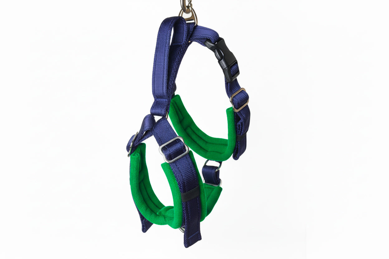 Navy Blue Adjustable Vari-Fit Harness - Fleece Lined