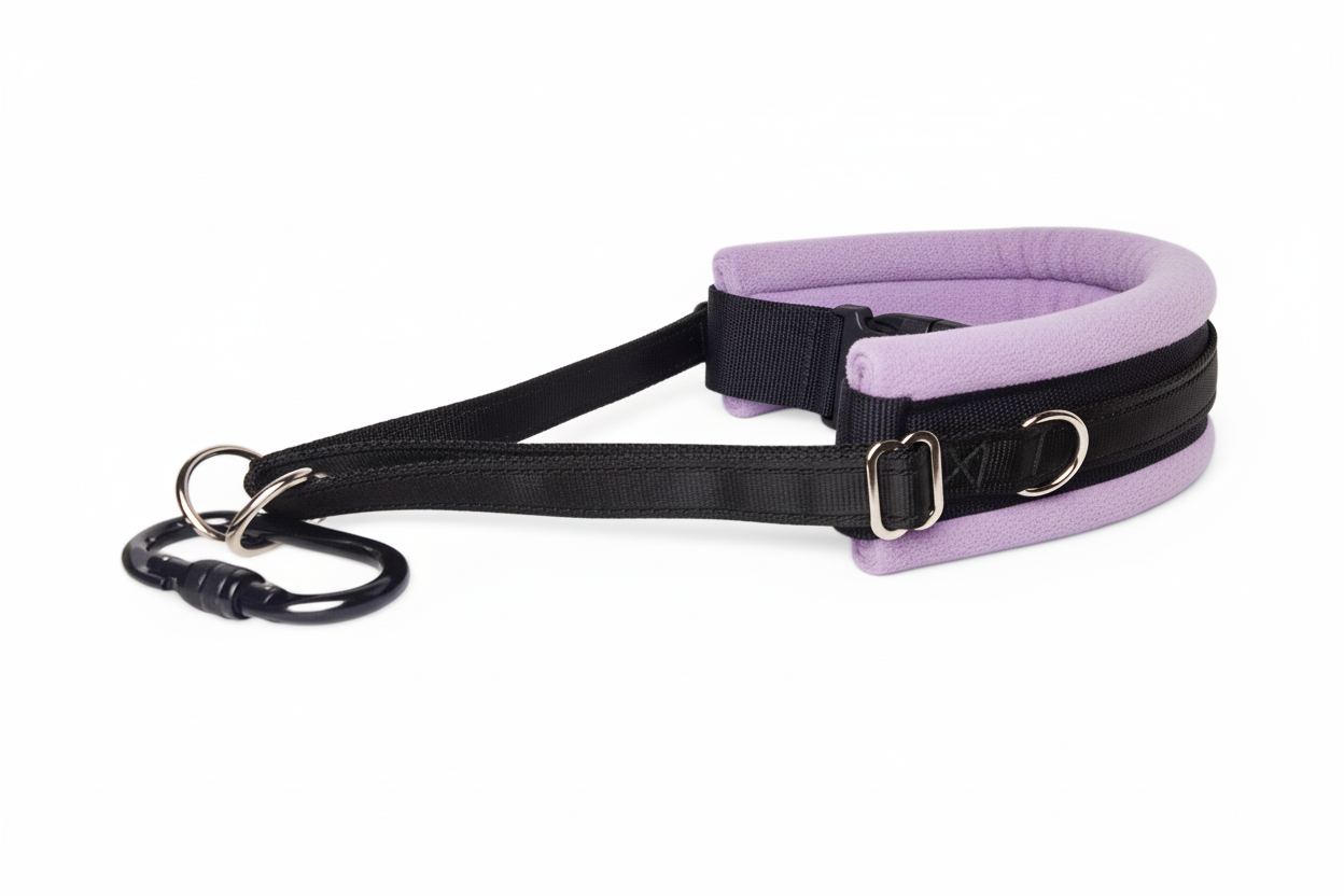 Black and lilac collar