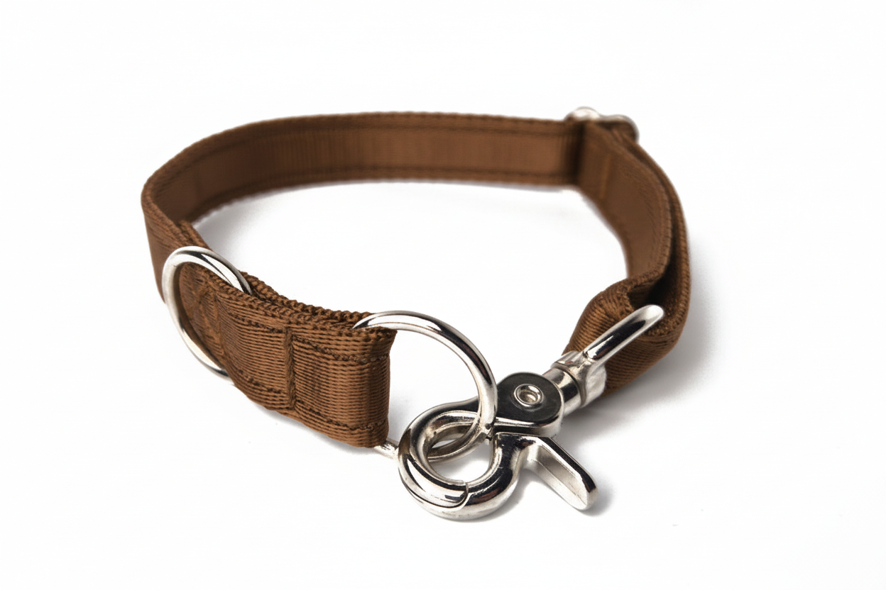 Brown trigger clip collar