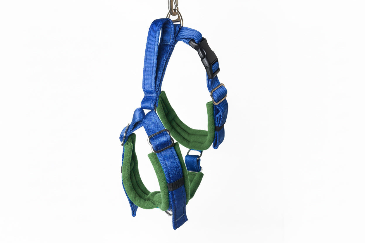 Royal Blue Adjustable Vari-Fit Harness - Fleece Lined