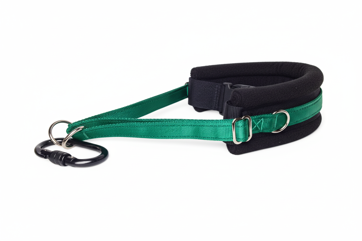 Emerald and black collar