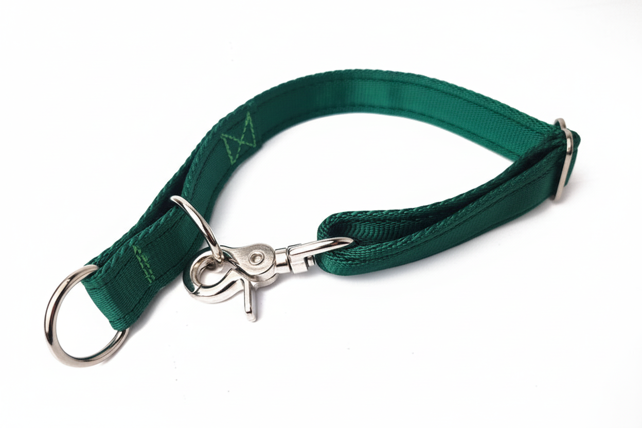 Forest green lanyard