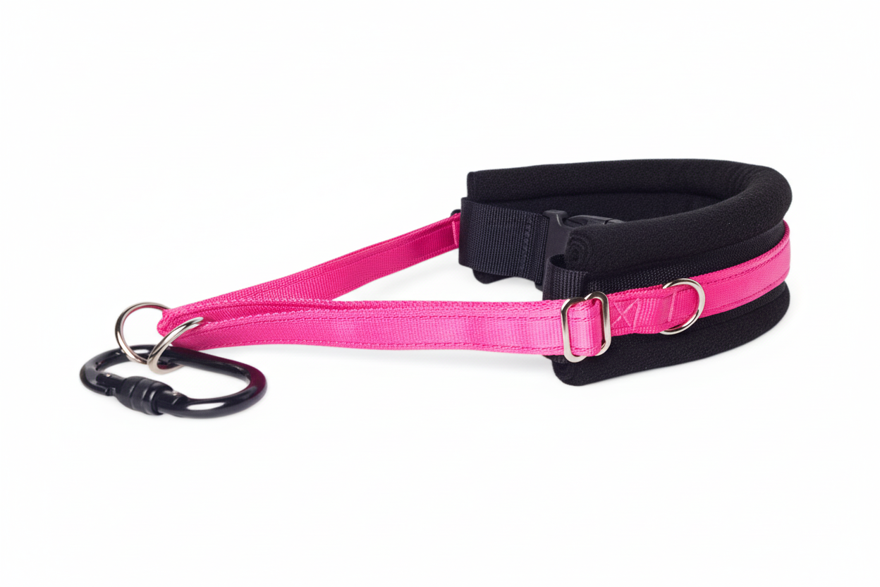 Hot pink and black collar