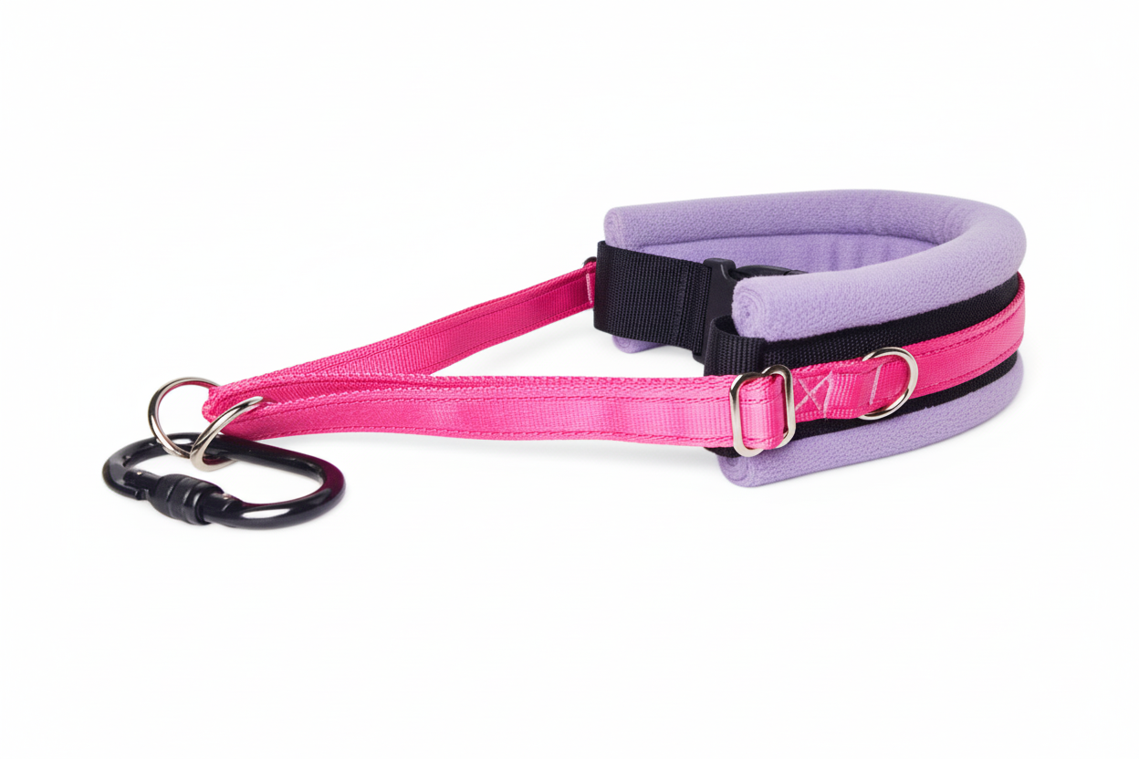 Hot pink and lilac collar