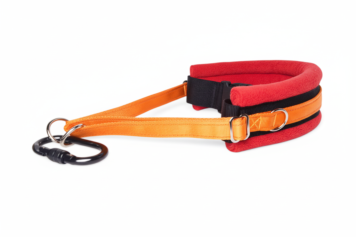 Orange and red collar