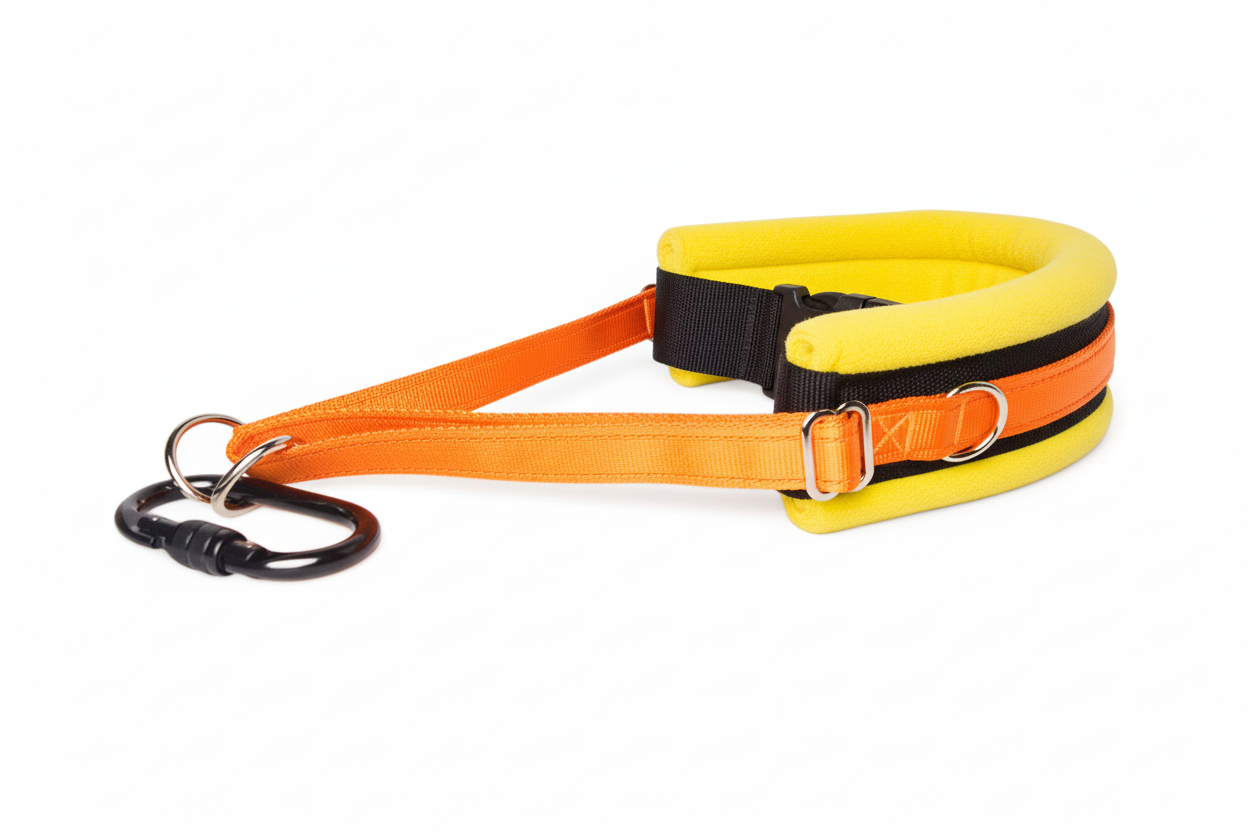 Orange and sunshine yellow collar