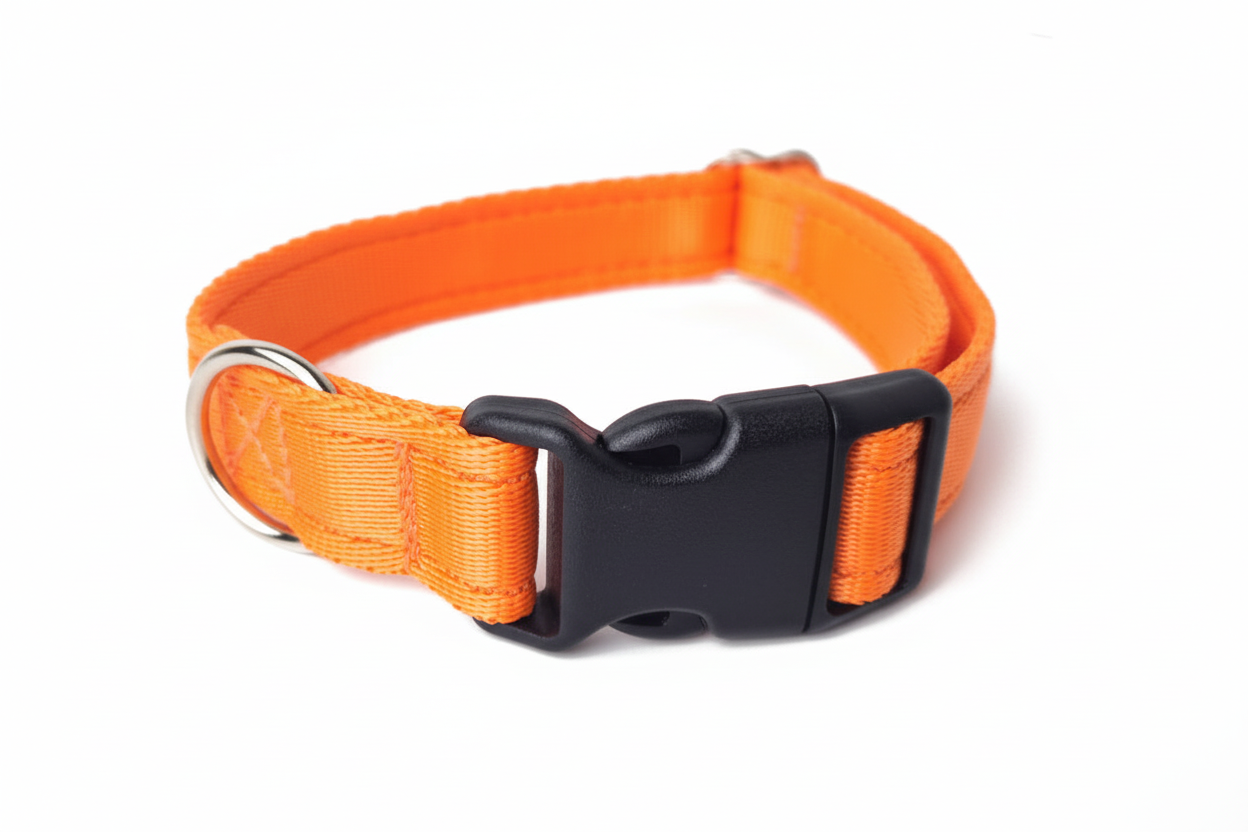 Orange clip collar