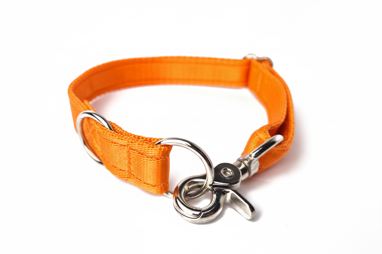 Orange trigger clip collar