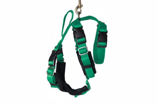 Emerald Green Escape Proof Adjustable Houdini Harness - Fleece Lined
