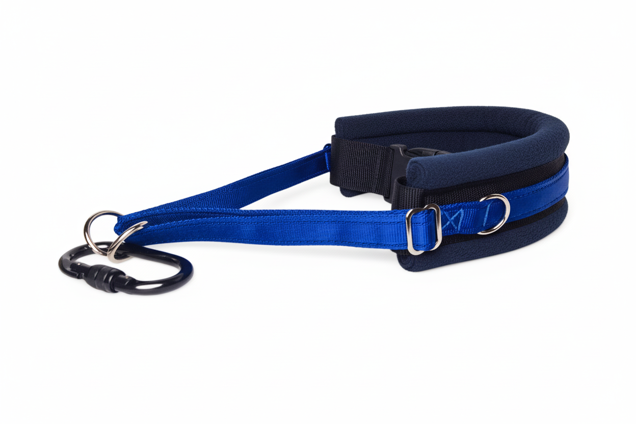 Royal blue and navy collar
