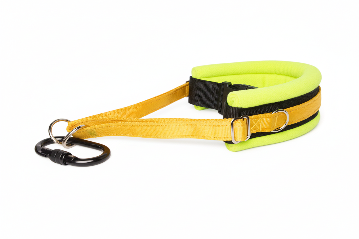 Sunshine yellow and high-vis yellow collar