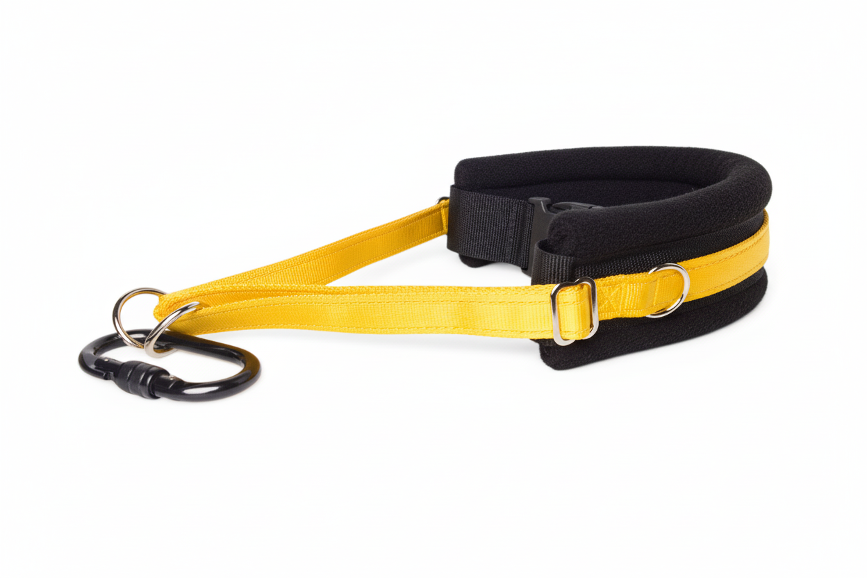 Yellow and black collar