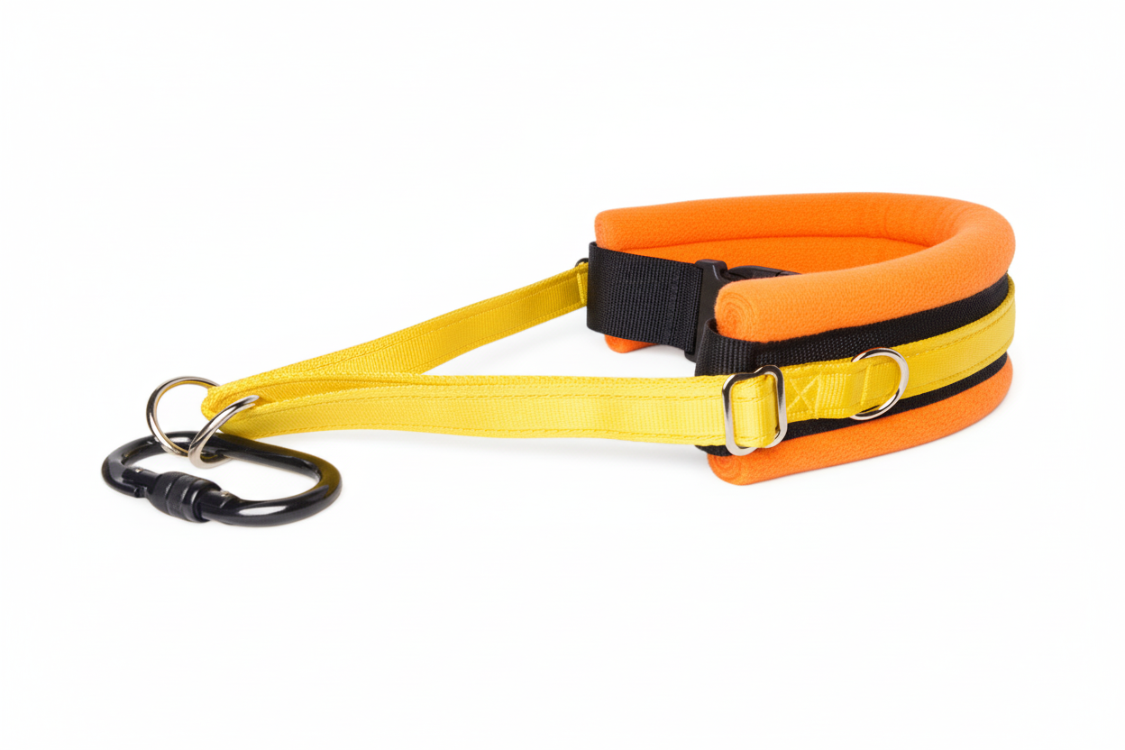 Yellow and orange collar